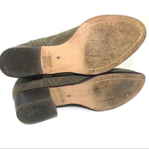 Anthro Seychelles Suede Taupe Lucky Penny Booties - Picture 6 of 8